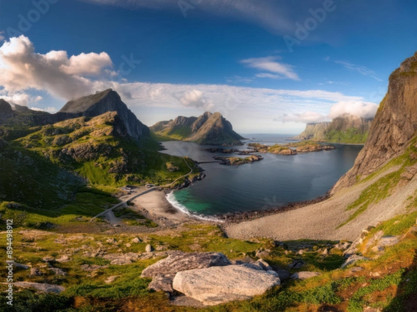 Fototapeta lake in the mountains
