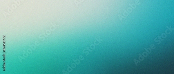 Obraz Serene Aqua Gradient: Smooth Transition from Light Turquoise to Deep Teal