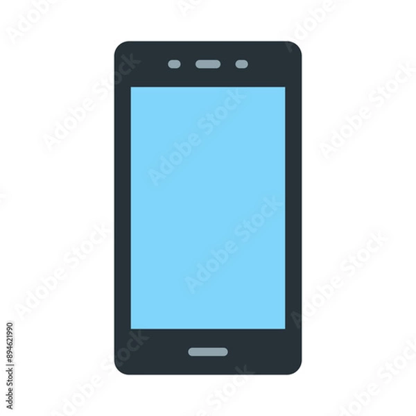 Obraz Mobile Flat Icon