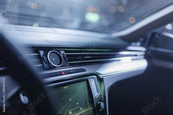 Fototapeta inside car