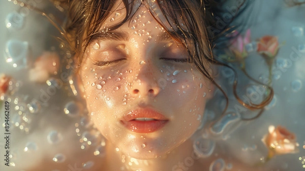 Fototapeta Tranquil Water Therapy