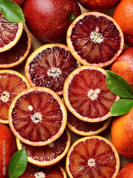 Obraz Blood red oranges