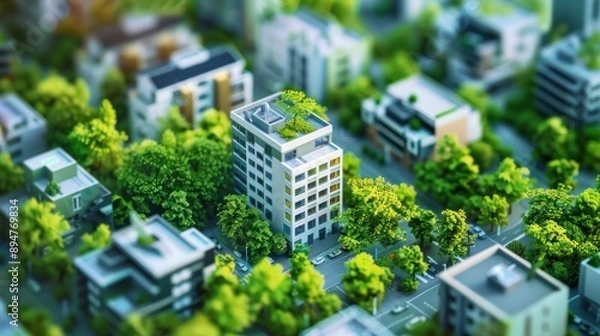 Fototapeta Smart Urban Planning Tools 