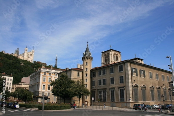 Fototapeta vue de lyon