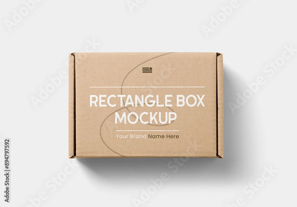 Fototapeta Packaging Paper Box Mockup