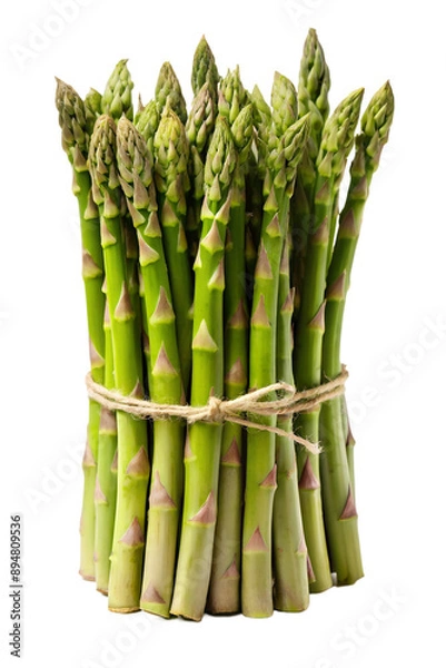 Obraz Asparagus, isolated on a transparent background