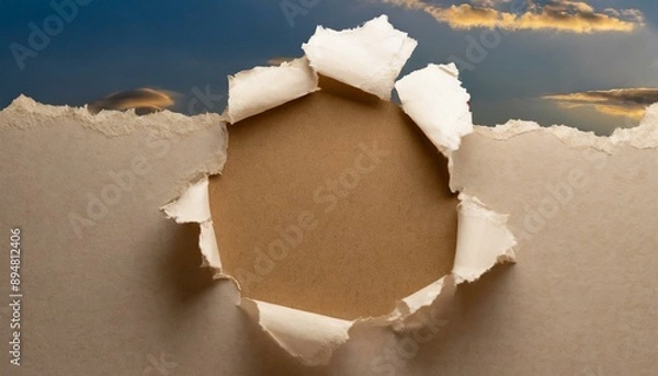 Fototapeta 破れた紙のテクスチャ