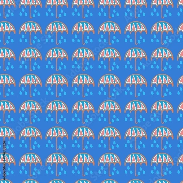 Fototapeta seamless pattern with numbers