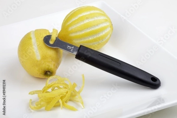 Fototapeta Lemons and a lemon zester