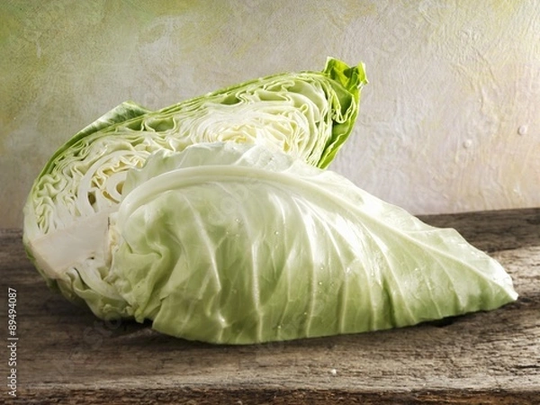 Obraz A halved pointed cabbage