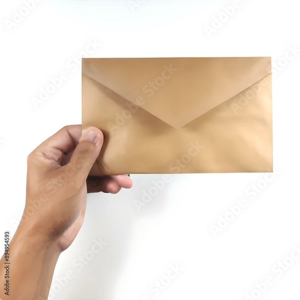 Obraz hand holding envelope