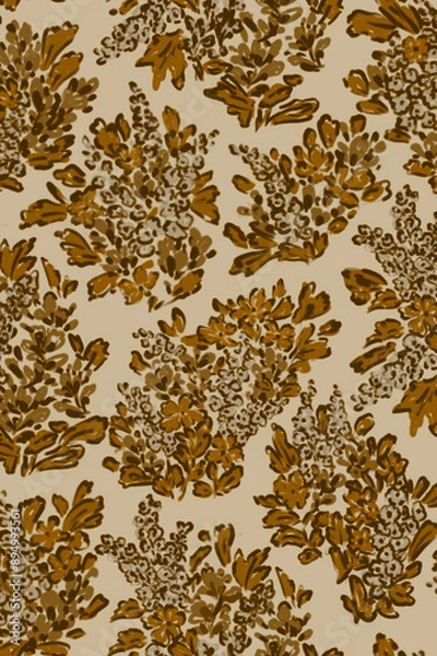 Fototapeta pattern with flowers