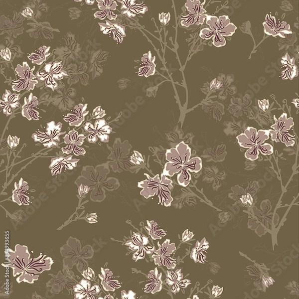 Obraz seamless floral pattern