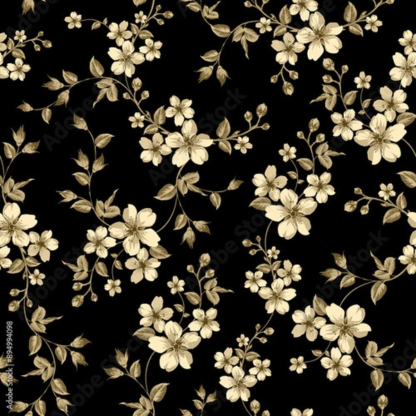 Obraz seamless floral background