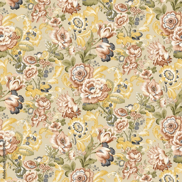 Obraz seamless floral background
