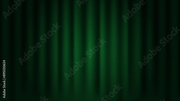 Obraz abstract green curtains