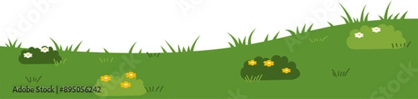 Obraz Green grass Illustration