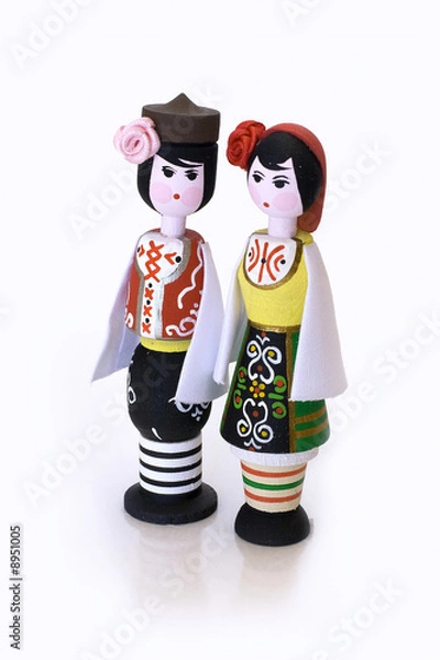 Obraz Bulgarian souvenir - Man and Woman
