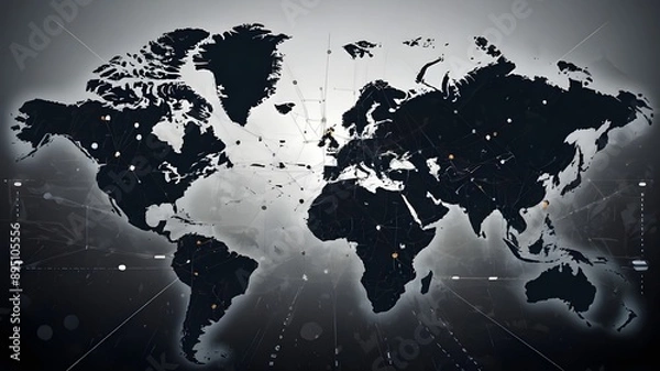 Fototapeta world map background