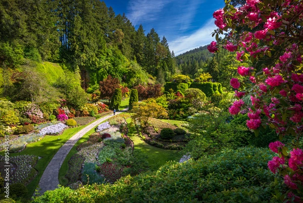 Obraz Sunken garden at Butchart Gardens