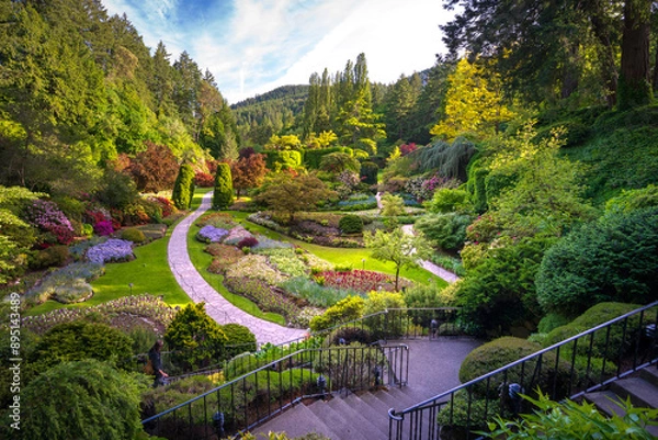 Obraz Sunken garden at Butchart Gardens