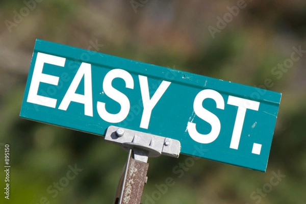 Obraz easy street sign