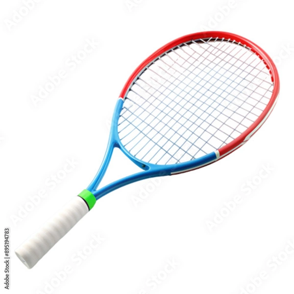 Fototapeta Tennis racket isolated on transparent background