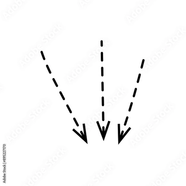 Obraz Collection different types of arrows sign. 