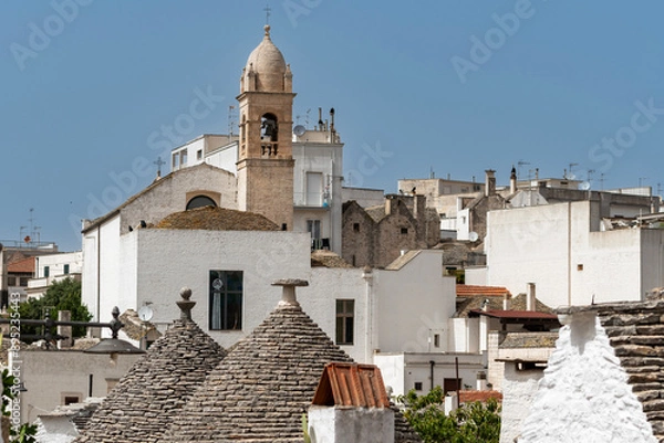 Obraz Trulli of Alberobello, a UNESCO heritage site.