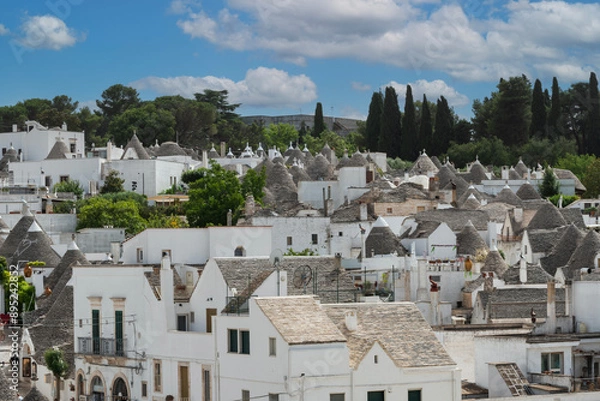 Obraz Trulli of Alberobello, a UNESCO heritage site.