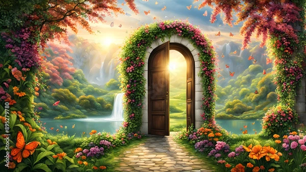 Obraz door to heaven