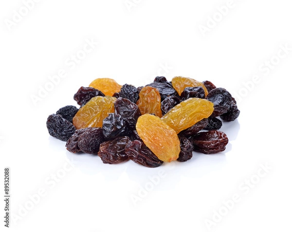 Obraz raisins isolated on white background
