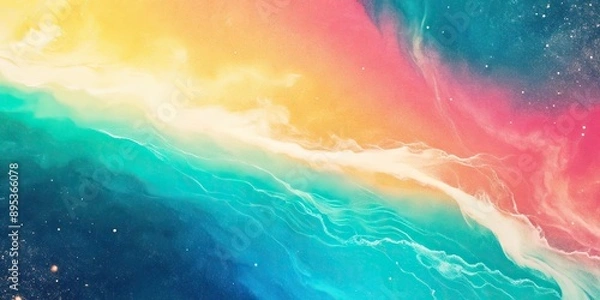 Obraz Abstract painting representing flowing water