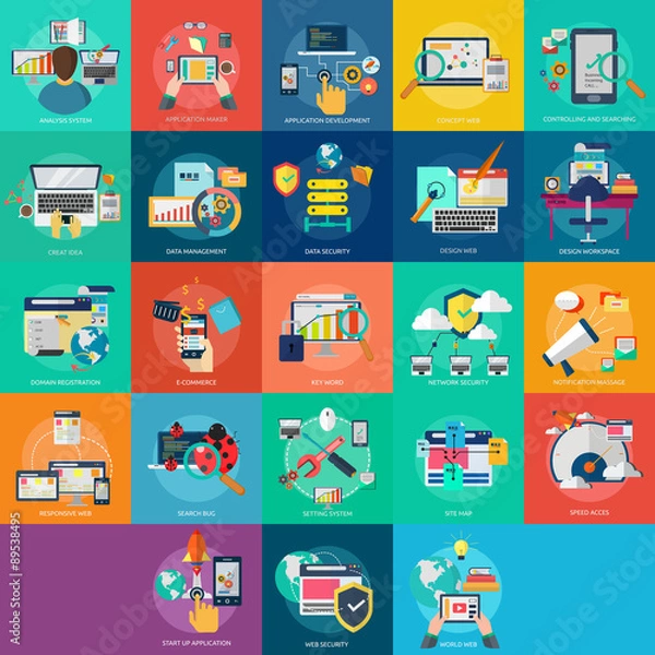 Fototapeta Web & Development