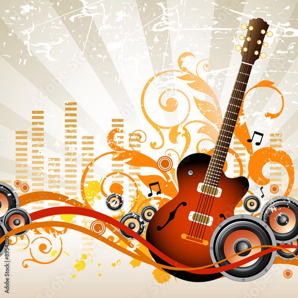 Obraz tło muzyczne