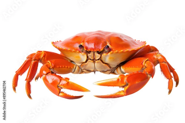 Obraz Crab with Raised Claws isolated on transparent background