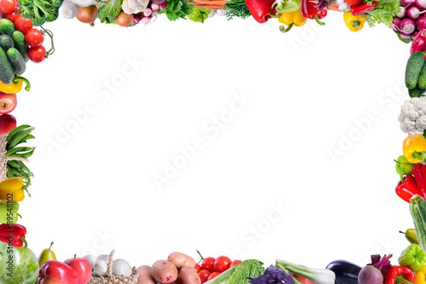 Obraz frame of vegetables