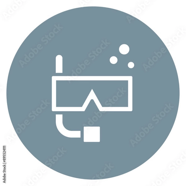 Obraz Cruise Snorkel icon vector image. Can be used for Cruiser.