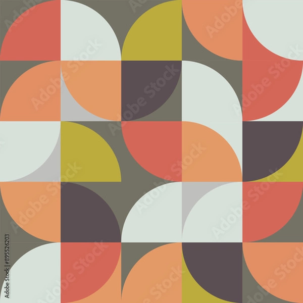 Obraz Abstract geometric pattern, simple shape background for background,wallpaper,cover,web design, etc.