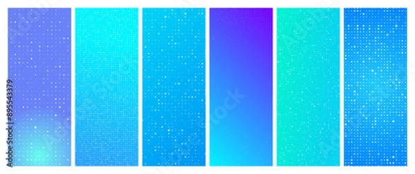 Fototapeta Abstract gradient geometric background with squares