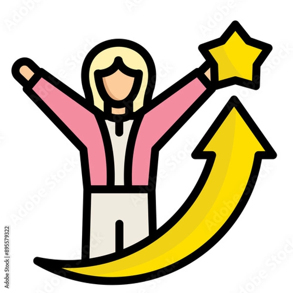 Fototapeta Popularity Indicators Icon