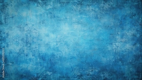 Fototapeta Blue grunge background with a textured and distressed look, grunge, vintage, abstract, distressed, retro, texture, backdrop, dark