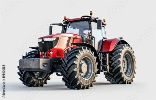 Obraz Powerful Red Tractor