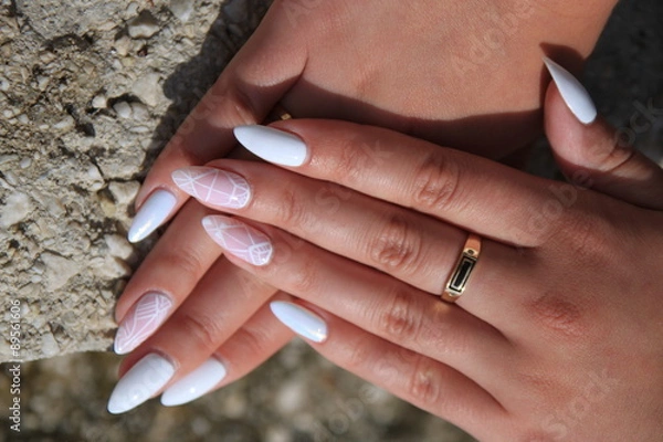 Obraz manicure hybrydowy