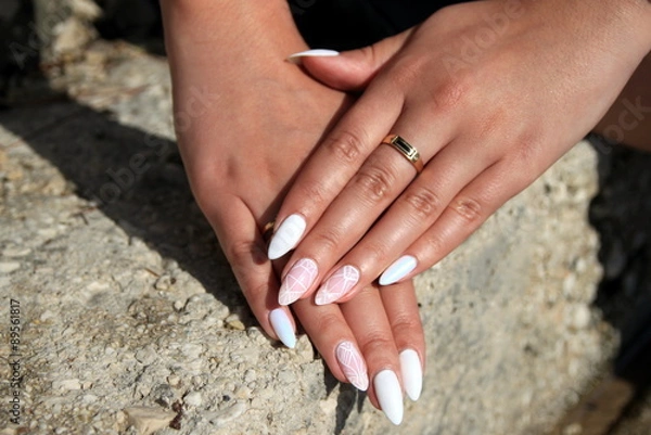Obraz manicure hybrydowy