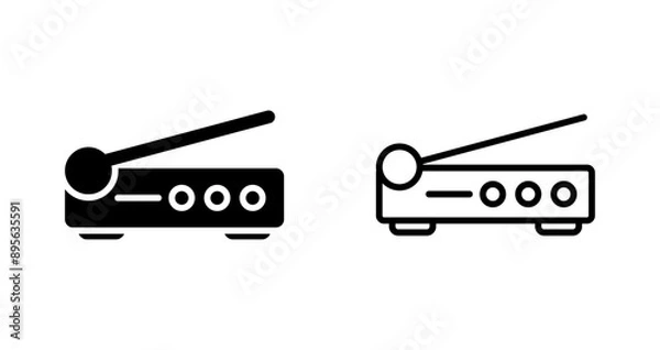 Fototapeta Slide Scanner Vector Icon