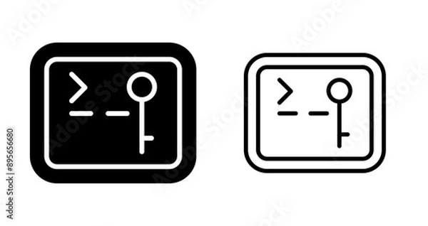 Fototapeta SSH Access Vector Icon