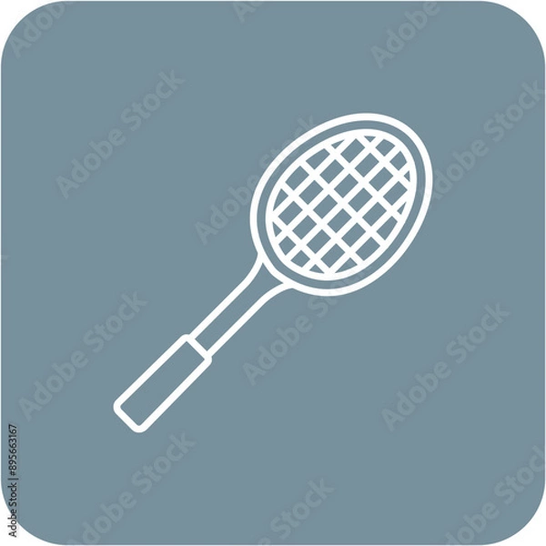 Fototapeta Tennis racket Icon