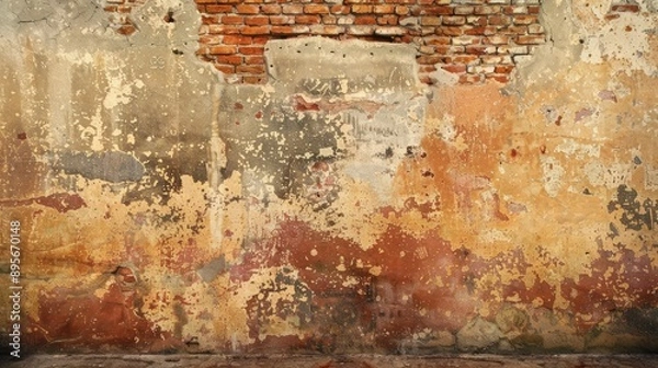 Fototapeta Old grunge wall backdrop