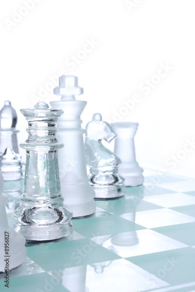 Obraz Chess figures on board